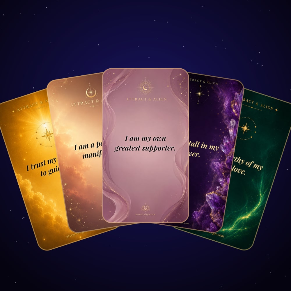 Affirmation card maker samples